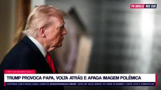 Trump em fogo cruzado com o Papa, cria crise no MAGA e apaga imagem polêmica de "Jesus Cristo" (PH Vox)