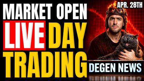 LIVE DAY TRADING: Stock Market Puke, Breaking AI News & Iran Update