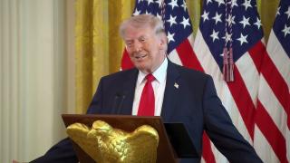 President Trump Participates in an Easter Lunch