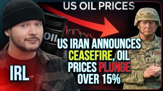 US Iran Announces CEASEFIRE, Oil Prices PLUNGE Over 15%
