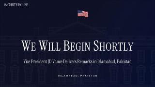 Vice President JD Vance Delivers Remarks in Islamabad, Pakistan