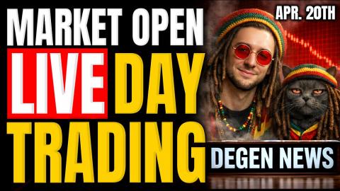LIVE DAY TRADING +$1M: Stock Market Open, Iran Update & The Week Ahead