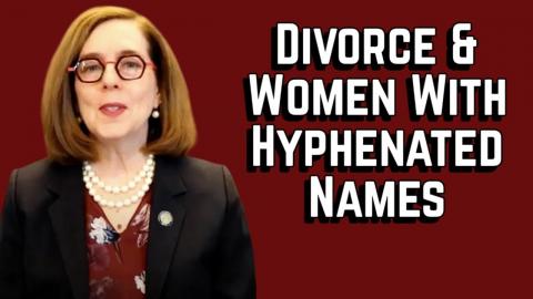 Divorce & Women With "Hyphenated Names"