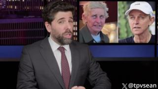 Ellen DeGeneres In Crisis - TV Execs Say She's a 'Biological Male' Who Ate Child Flesh on Set