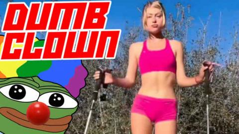 I Hope This Dumb Chick Doesn't Get Killed For Clicks