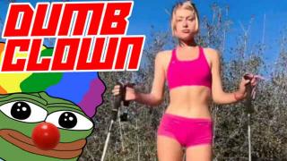 I Hope This Dumb Chick Doesn't Get Killed For Clicks