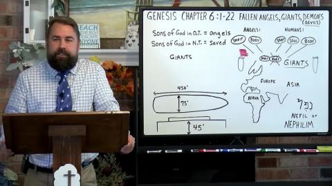 Genesis 6:1 to 22 Fallen Angels Giants Nephilim and Demons or Devils #nephilim #biblestudy #giants