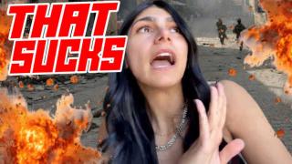Mia Khalifa CRYING Over her Onlyfans Money Being Used to Blow up Hamas