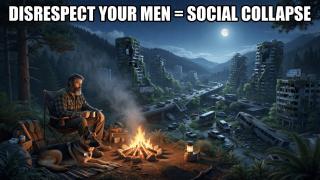 Men Are Relaxing As Society Collapses Around Them