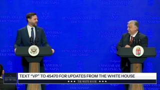 Vice President JD Vance Delivers Remarks with Prime Minister Viktor Orbán of Hungary