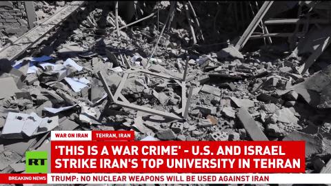 Sharif University after US-Israeli Strike: Inside the ruins of Iran's top tech institution