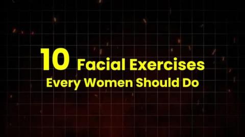 Face Exercises for Women Remove Dark Circles