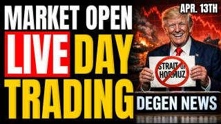 LIVE DAY TRADING: Trump Crashes Stock Market, Breaking Iran News & The Upcoming Week