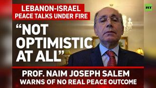 Prof. Naim Joseph Salem on Lebanon-Israel talks