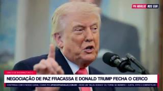 Negociação de paz FRACASSA e Trump fecha o cerco EUA vai bloquear portos do Irã  Guerra do Irã (PH Vox)