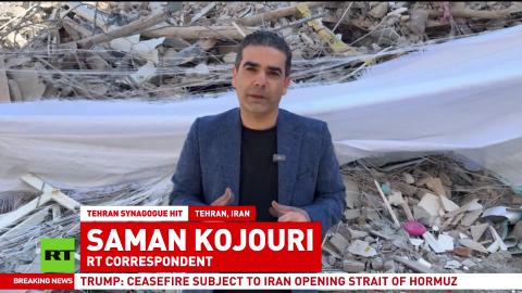 Synagogue damaged in Tehran strike — RT’s Saman Kojouri reports