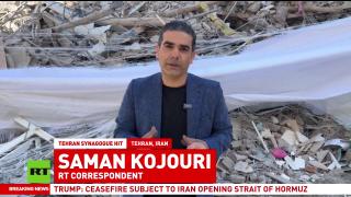Synagogue damaged in Tehran strike — RT’s Saman Kojouri reports