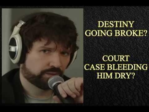 Destiny Cope Stream - He's Sad! He's Going Broke? Court Case Draining Him Dry!