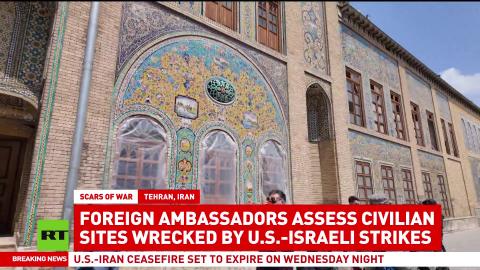 Foreign ambassadors tour Tehran after US-Israeli strikes