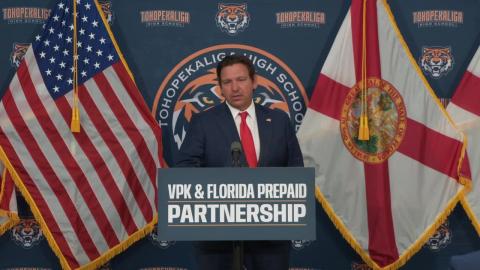 Governor DeSantis Highlights VPK-Florida Prepaid Education Partnership