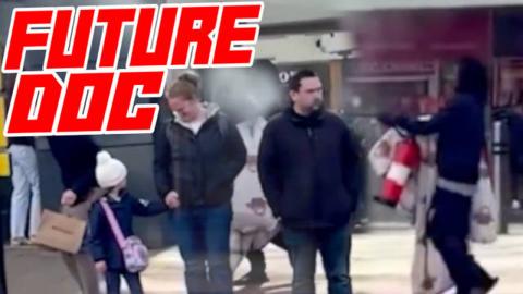 Man Takes Down Homeless 