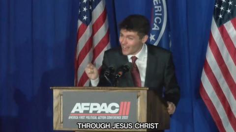 Nick Fuentes: "They said it was impossible, but we are used to doing impossible things in America.."