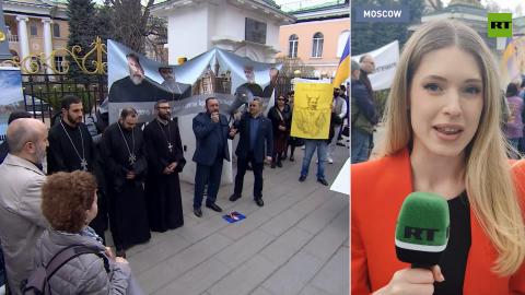 Armenian protesters accuse country's PM of pressure on Apostolic Church