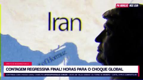 Contagem regressiva: Trump ANUNCIA dia, hora e ameaça controlar o petróleo do Irã