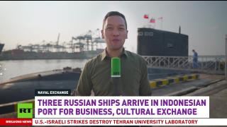 Friendship and cooperation: Russian ships dock in Indonesian port