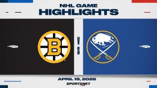 NHL Game 1 Highlights | Bruins vs. Sabres - April 19, 2026
