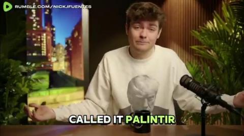 Nick Fuentes: "The CIA funded the creation of the company that Peter Thiel founded..."