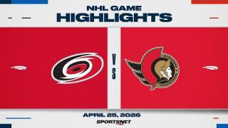 Hurricanes vs. Senators | NHL Playoff Highlights | Game 4 | April 25, 2026