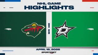 NHL Game 1 Highlights | Wild vs. Stars - April 18, 2026