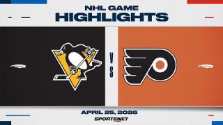 Penguins vs. Flyers | NHL Playoff Highlights | Game 4 | April 25, 2026