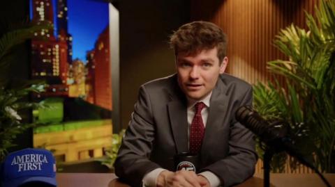 Nick Fuentes: "I persevered through being the most cancelled person of all time, I'm extremely..."