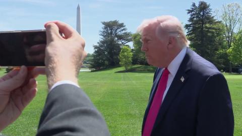 President Trump Gaggles with Press Before Departing the White House, Apr. 16, 2026