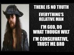 Styxhexenhammer666 A Leftist? "There is No Truth But My Truth"