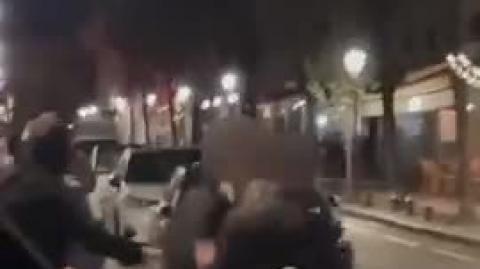Paris nationalists kick ANTIFA's ass