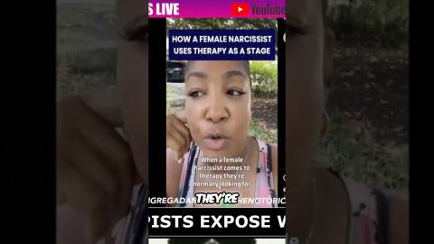 Female Narcissist in Therapy: It's Her Stage