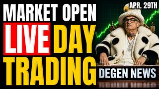 LIVE DAY TRADING: FOMC Fed Interest Rate Decision, Trump Trolls Iran & Earnings