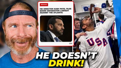 “I Don’t Drink!” Kash Patel Sues for $250 Million LOL