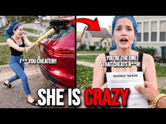 Woman SMASHES His Car For Cheating But Instantly Regrets It