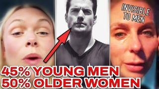 ARE WE DOOMED? 45% Of Young Men DON'T APPROACH & Older Women Are Lonely