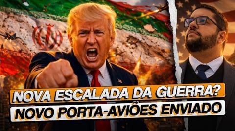 GUERRA VAI ESCALAR! Trump ENVIA terceiro PORTA-AVIÕES dos EUA para o Irã, o SS George W