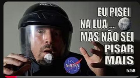 Em 2026 a NASA vai dar voltinhas em torno da Lua sem pousar, quando em 1969 era tão fácil 🤣🤣🤣🤣
