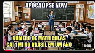 BRASIL REGISTRA 1 MILHÃO DE MATRÍCULAS DE ALUNOS A MENOS! A QUEDA DO SISTEMA PRÓ