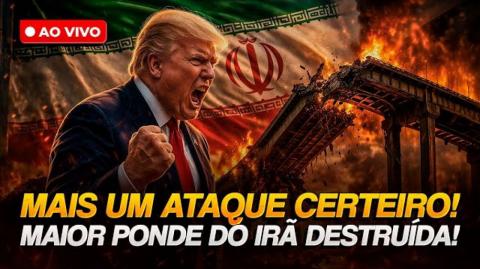 Maior ponte do Irã foi DESTRUÍDA! "Façam acordo antes que seja tarde demais" | Crise EUA x Irã (PH Vox)