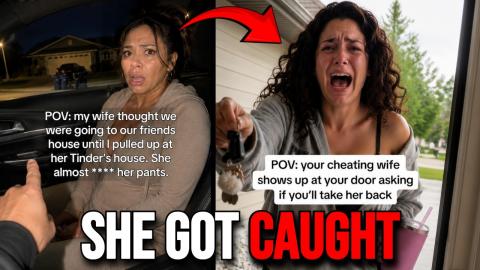 Man Discovers His Wife's Affair So He Drove Her Directly To Her Lover