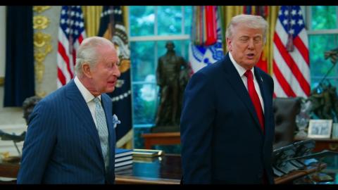 President Trump and the First Lady Welcome King Charles III and Queen Camilla for State Visit