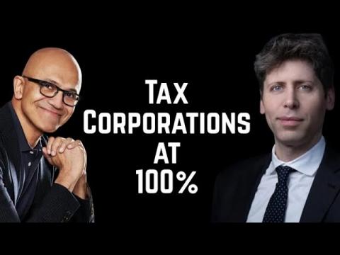 Pay Off the National Debt with a 100% Corporate Tax for a Decade